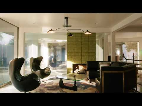 Living room with period seating and block fireplace
